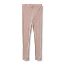 Wheat wool leggings - Dry rose